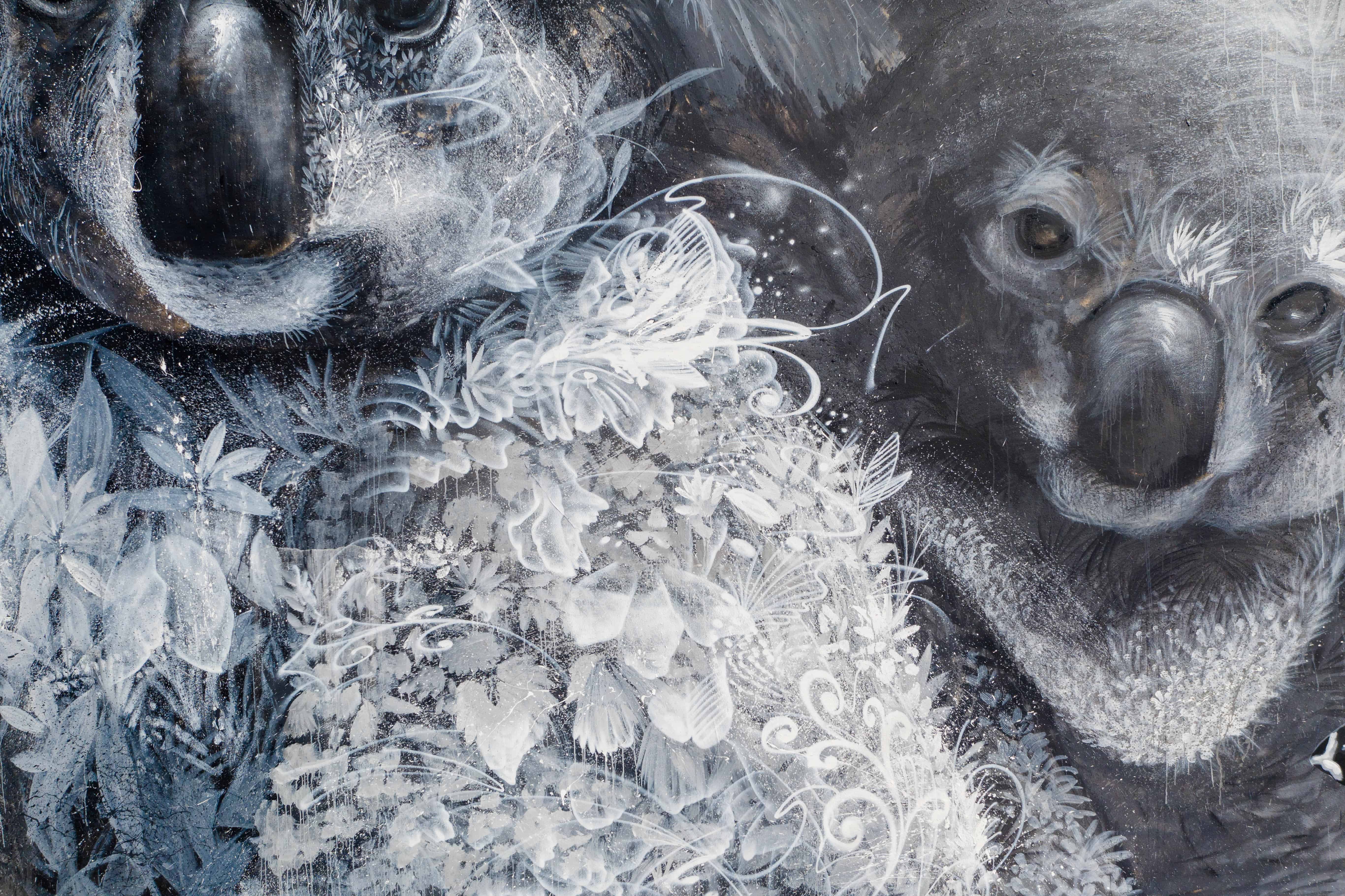 A painting of a Koala
